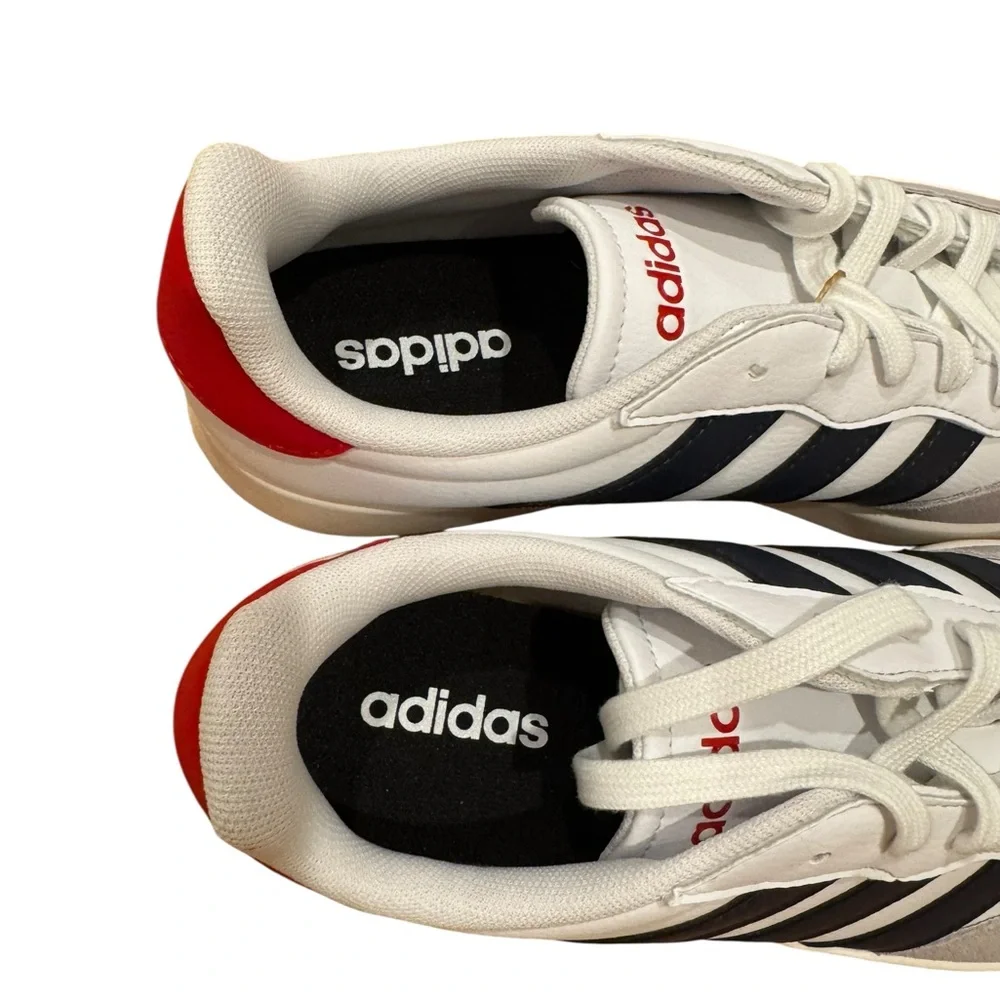 Adidas Barreda Men's Athletic‎ Shoe White Sneaker Footwear Casual Trainers 8.5